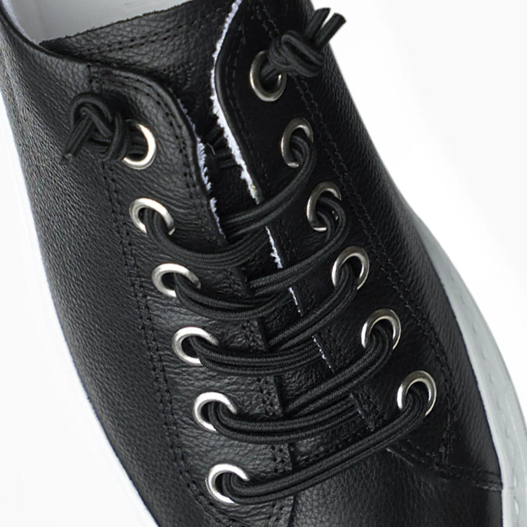 Black Hadley Sneaker Laces